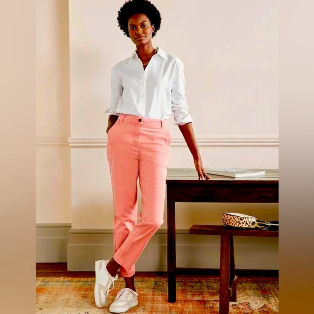 NWT Boden Classic Chino Pants in Mauve Flower Pink (10P) ⭐️clearance ⭐️